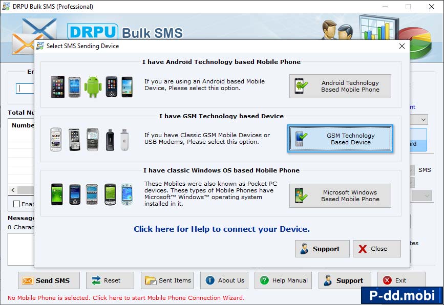 Bulk SMS Software for GSM Mobile Phones