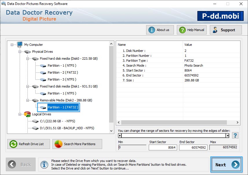 Digital Pictures Recovery Software