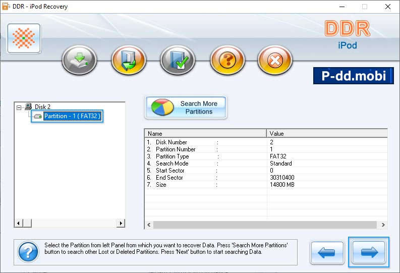 Select partition